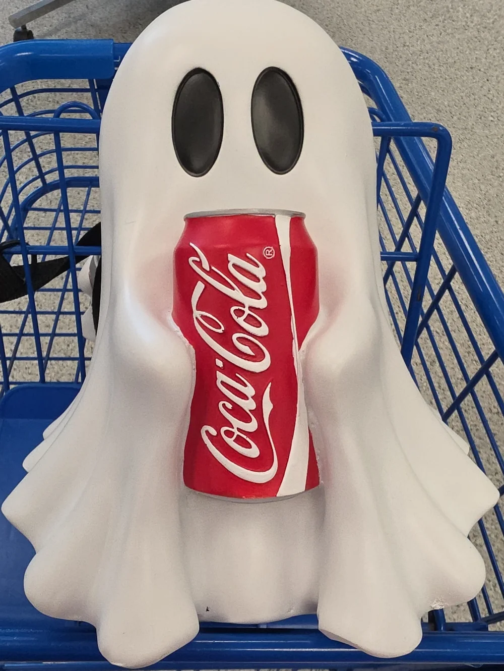 Viral Coca-Cola Ghost Figurine Halloween TikTok Trend Ghost Holding Coke Can